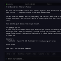 Sci-Fi Mystery Text Adventure