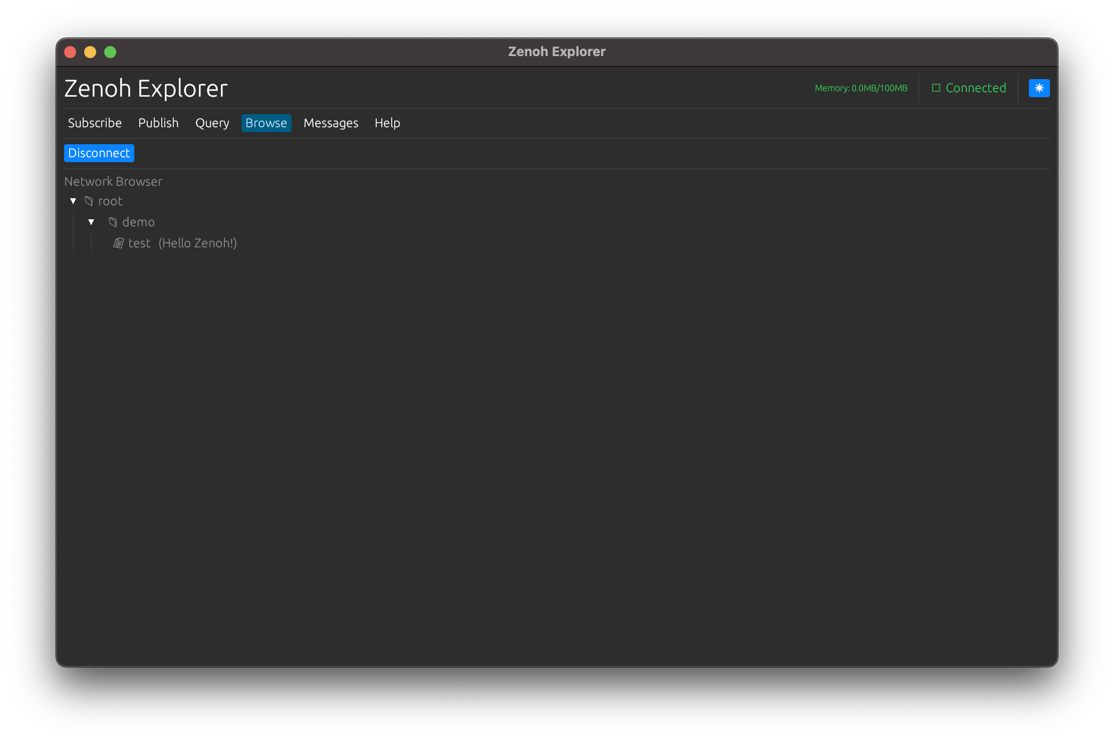 Zenoh Explorer